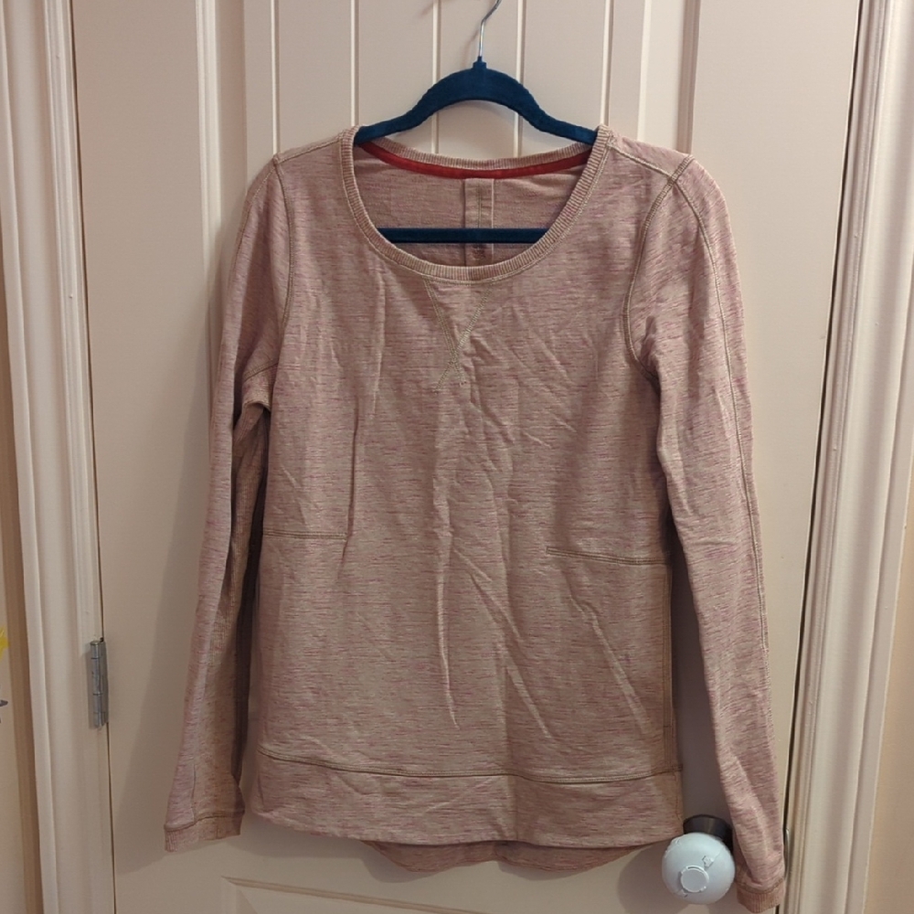 Lululemon Heathered Pink Long Sleeve Top Sz. 6